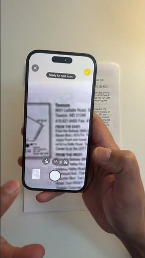 How to Scan Documents on iPhone | iPhone Tips & Tricks #iphone #iphonetips #scandocuments