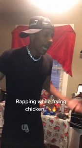11K views · 402 reactions | Rapping while frying chicken what y’all think?樂#CODAduets #StyleSnap #rap #chicken #mpr #hiphop #cleveland | BANGZ | Facebook