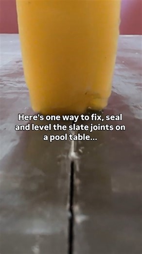 Ever wonder how a pool table plays so smooth? The secret’s in the slate seams. 🐝 One way is to use bee’s wax to fill, seal, and level the joints—creating a rock-solid surface before the cloth ever touches the table. Stay tuned for a video showing the second way . That’s how you get tournament-level play, every time. 👉 Need your table moved, recovered or serviced. Send me a DM! Zach 208-398-3444 TableFitters.com Will travel #pooltable #pooltablemechanic #tablefitters #pooltablerepair #billiardr