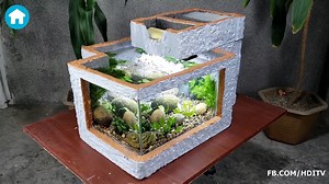 Build A Mini Villa To Raise Fish From Foam Box - You Can Do It Yourself | Home Design Ideas