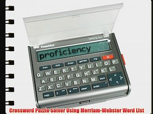 Franklin Electronic Publishers SA-309 Spelling Ace Thesaurus with Merriam-Webster Puzzle solver
