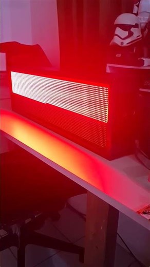 scanning 2 panels of 64x32 outdoor panels P5 1/8S using esp32 #esp32 #led #ledmatrix #iot
