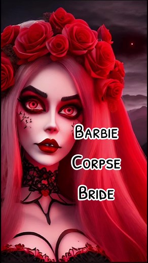 Barbie Corpse Bride Ai 💀🖤 #barbiecorpsebrideai #barbiecorpsebride #barbie #corpsebride #beautiful #undead #aifilter #aitrend #foryou #fyp #effectbymrvic007ai #foryoutiktok #madisonheightsva #virginia #lynchburg