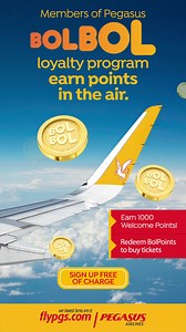 Earn as you fly, fly as you earn! | Pegasus Airlines