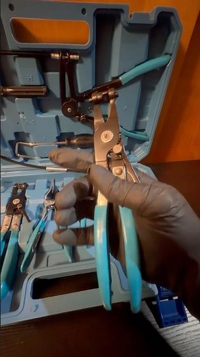 9pcs Hose Clamp Pliers Set | Auto Repair Tools in Action 🔧