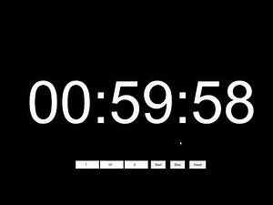Event Counter Full Screen Countdown Timer