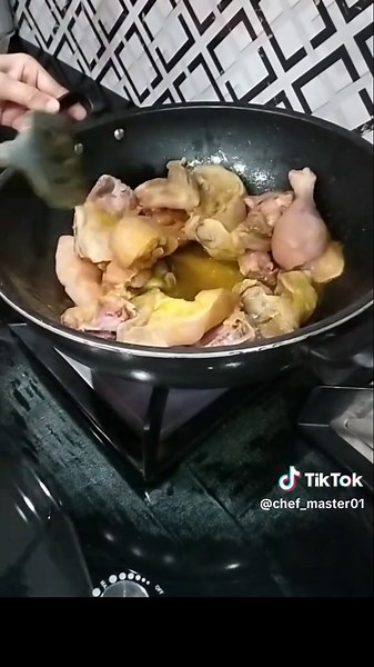 smokey chicken karahi🤤 by chef master ❤️#chefmaster #yummyfood #fyp