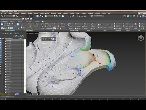 5. Начинаем изучать панель Toggle Ribbon (Graphite Modeling Tools) в 3ds Max 2021.