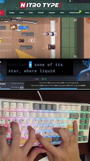 It's my Birthday #nitrotype Typing In the Back 2 School Event