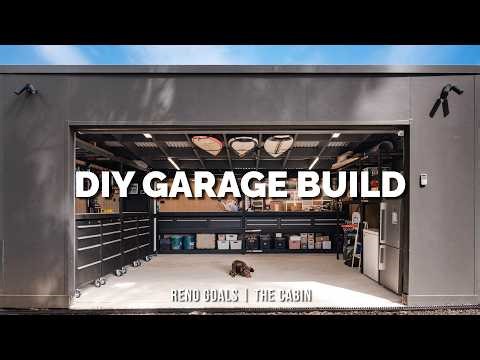 I Built a Garage & Finally Organised It! Start To Finish In 20min