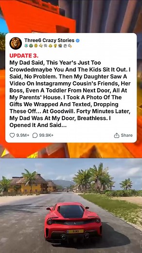 27K views · 181 reactions | UPDATE 3. My Dad Said, This Year's Just Too Crowdedmaybe You And The Kids Sit It Out. I Said, No Problem. Then My Daughter Saw A Video On Instagrammy... #foryou #fyp #reels #viral #redditstorytime #redditposts #storytime #redditstories #reddit #askreddit #paranormal #redditparanormal #nosleep | Magenta We | Facebook