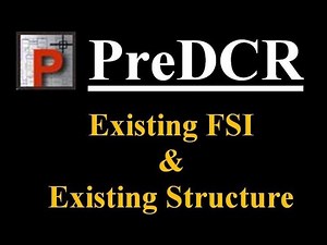 How to mark Existing building and Existing FSI in PreDCR