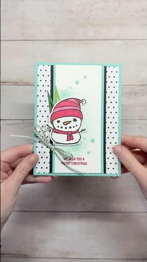 Stampin’ Up! Festive Friends Snowman Card