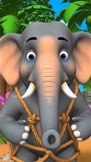 🐘 The Adventures of Jumbo the 🥲🥲Elephant#cuteanimals animation #KidsStory #babyelephant