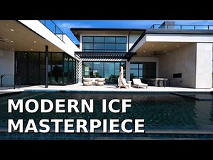 ICF Modern Home Tour | Rooftop Deck, Infinity Pool, Floating Stairs, Wine Lounge & Hill Country View