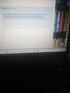 Computational thinking holds great relevance to learning, using... | Filo