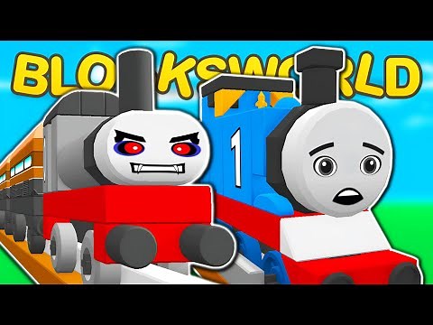 Thomas & Timothy Ghost Engine Games In Blocksworld!