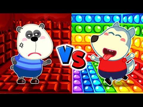 Chocolate 🍩 ou Balas Coloridas 🍭? Que Wolfoo Vai Escolher Agora? 😋😋 Wolfoo TV em Português