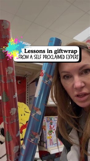 Emily Carriveau on Instagram: "On today’s episode of gift wrapping 101 : 1. If you love the gift wrap, buy the gift wrap otherwise you’re gonna keep thinking about it. Fun fact: gift wrap doesn’t expire, but the cute patterns will sell out ! 2. Creating a tower using multiple gift wraps will instantly elevate your gift on the fun spectrum 3. Unpopular opinion, but the only tape you need when it comes to wrapping is a simple roll of gift wrapping tape - my favorite is the purple roll of @scotch -