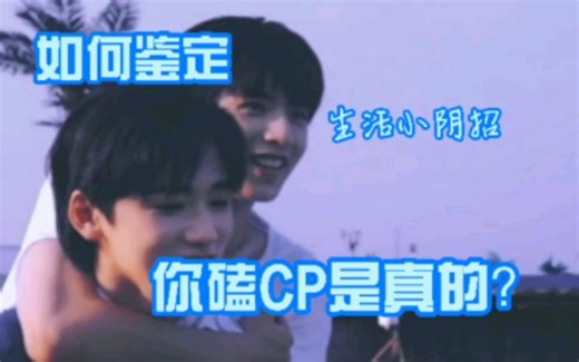 【生活小阴招】如何鉴定你磕的CP是真的？