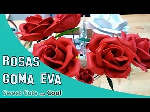 🌻🌷Como Hacer Flores de Goma Eva o Foam. Termoformado con Moldes🌻🌷