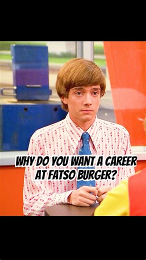 Why do you want a career at Fatso Burger? #funny #foryou #comedy #shorts #series#that70sshow