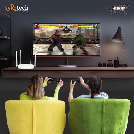 Upgrade your setup and conquer every virtual battlefield effortlessly with Syrotech Networks’s Dual Band Gigabit Wireless Routers! Secure your victory with advanced features, ensuring a stable and secure connection. No lags, no downtime – just pure gaming bliss! 🔥 Why choose Syrotech? ✅ Dual Band Technology: Experience seamless connectivity on both 2.4GHz and 5GHz bands for optimized performance. ✅ Gigabit Speeds: Say hello to lightning-fast internet, ensuring minimal latency and zero interrupt
