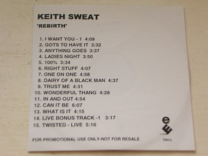Keith Sweat - Rebirth