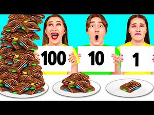 100 Layers of Food Challenge | Epic Food Battle by Best Funny Challenges