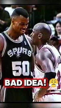 When David Robinson Trash-Talked MJ… He Instantly Regretted It 😱🔥#shorts