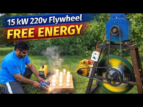 15 kW 220V Flywheel Generator Experiment – Full Load Testing, Results & Reality Check