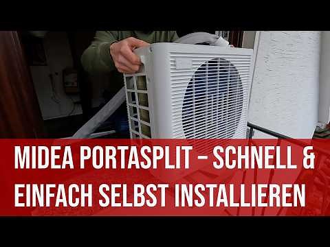 Midea PortaSplit – Install the mobile split air conditioner yourself