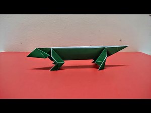 Origami Lizard easy | How To Make Lizard Easy | Origami Tutorial