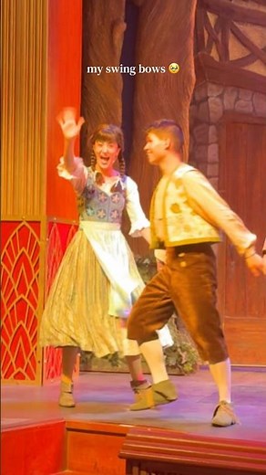 💗Went on for all 23 tracks I cover as the swing #disney #disneycruise #onstage #bows #theatrelife