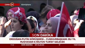 Başkan Erdoğan Gümüşhane'de