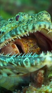 Lizardfish with Prey in its mouth