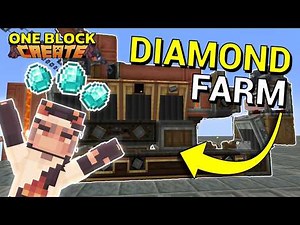I Built a DIAMOND FARM in Create One Block!