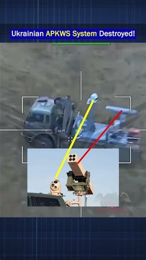 Ukrainian APKWS Air Defense System Destroyed By a Lancet Strike!