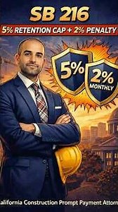 SB 216 Just Made Withholding Retention a Very Expensive Mistake (2% Monthly Penalty)