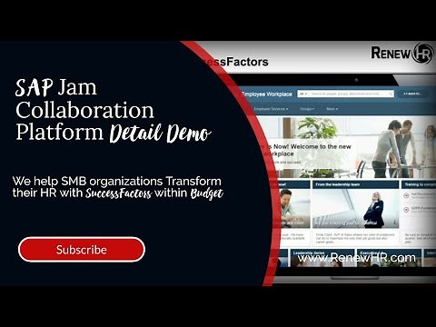 SAP Jam Collaboration platform I Connecting customers, partners, and employees