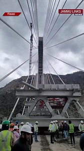 35K views · 421 reactions | The deck launching work for India’s first and only cable-stayed rail bridge, the Anji Bridge, on the Udhampur-Srinagar-Baramulla rail link in Reasi district of Jammu and Kashmir is expected to be completed by May 2023. | Jammu Links News | Facebook