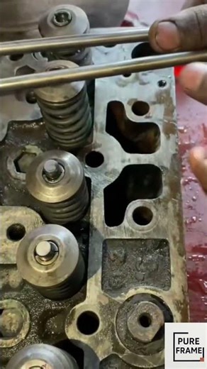 Installing Valve Springs on an Engine Cylinder Head | Precision Engine Work"