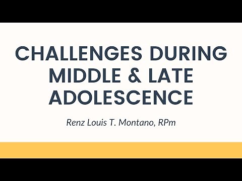 Challenges During Middle and Late Adolescence - Personal Development for Senior High School Students