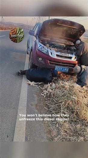 Frozen Engine Watch This Clever Diesel Fix! 🥶