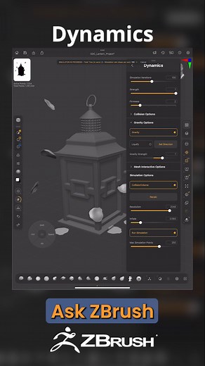 Today's Quick Tip shows you how to enable Dynamics in ZBrush to add some life to your artwork! | Maxon ZBrush