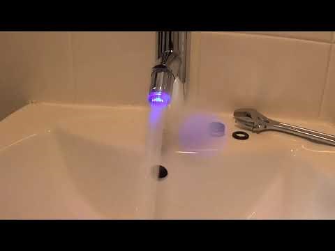 How to Install LED Faucet Light From Aliexpress - Cost less than $2
