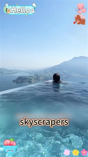 What Happens If Something Falls off an Infinity Pool?