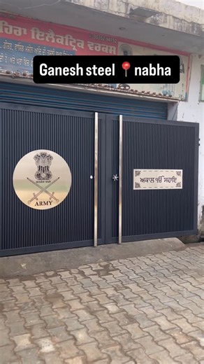 Shri Gnesh Steel Works on Instagram: "Ganesh steel 📍nabha patiala . . #instagood #viral #viralreels #new #trend"