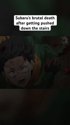 NEW Re:Zero Season 4 Episode 8 | Subaru Falling Down The Stairs Death #subaru #rezero #rezeroseason4