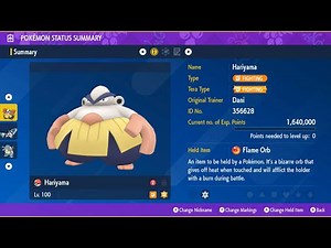 Hariyama - Solo - 7 Star Baxcalibur Raid - Pokemon Scarlet/Violet